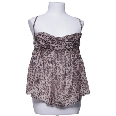 Tanktop (Bruin, Zwart) van Shein Curve Elastaan, Polyester