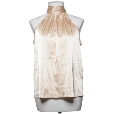 Haut dos-nu (Beige) de Shein Élasthane, Polyester