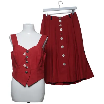 Set (Rot) von Atelier Creation Acetat, Leinen, Polyester, Viskose