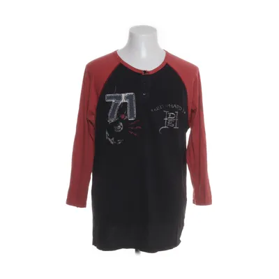 Henley shirt (Rood, Zwart) van Ed Hardy