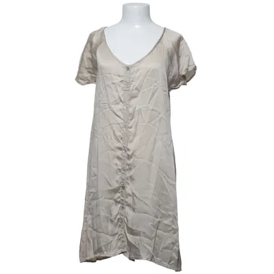 Kleid (Beige) von Fira Baumwolle, Seide