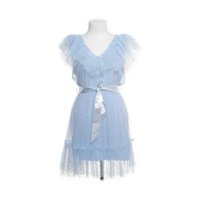 Klänning (Blå, Vit) från New Collection Elastan, Polyester, Viskos