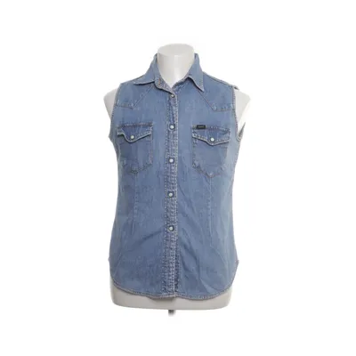 Gilet (Blauw) van Lee Katoen