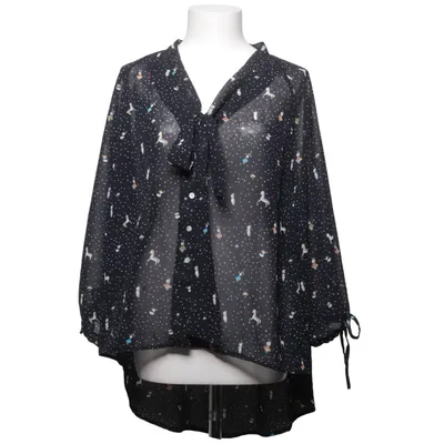 Knytblus (Svart, Flerfärgad) från Flash Woman Polyester