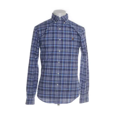 Overhemd (Blauw, Wit) van Ralph Lauren Katoen, Elastaan