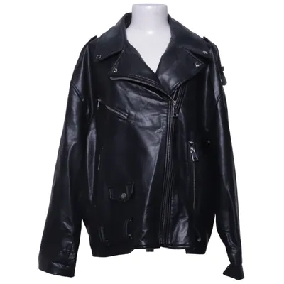 Bikerjakke (Sort) fra Zara Bomuld, Polyester