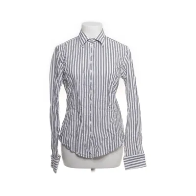 Shirt (White, Black) from The Shirt Factory Cotton