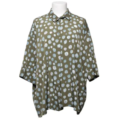 Chemise à manches courtes (Vert, Multicolore) de Monki Polyester