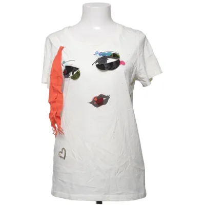 T-shirt (Wit, Meerkleurig) van Lanvin x H&M Katoen