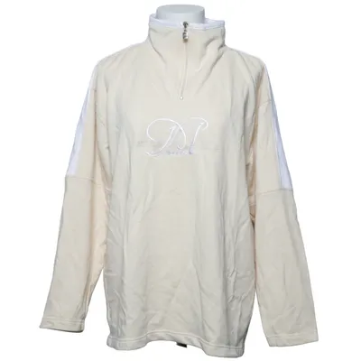 Sweatshirt (Beige, White) from Maser Cotton, Polyester