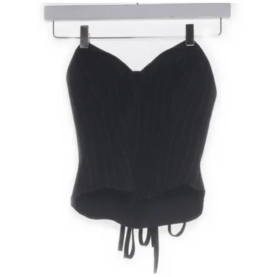 Corset (Black, White) from H&M Studio Wool, Elastane