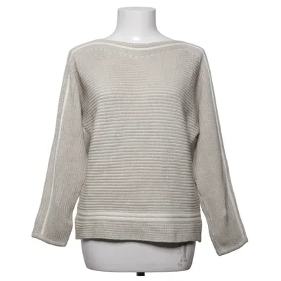 Pull-over (Beige, Blanc) de Carlo Colucci Acrylique, Coton