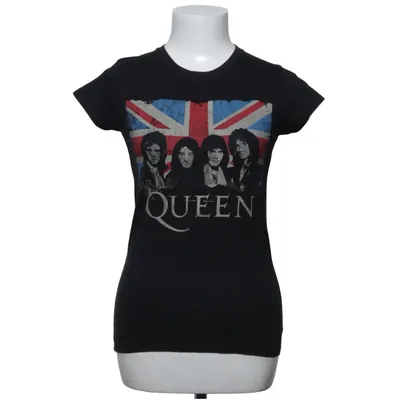 T-shirt (Zwart) van Queen Katoen