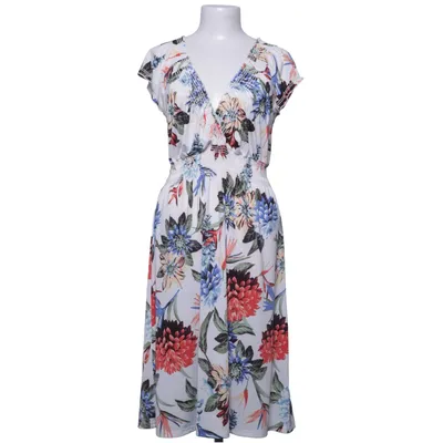Dress (White, Multicolored) from Stella Morgan Elastane, Polyester