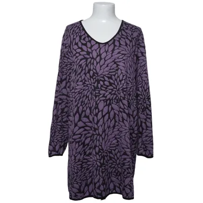 Klänning (Lila, Svart) från Handberg Elastan, Polyester, Viskos