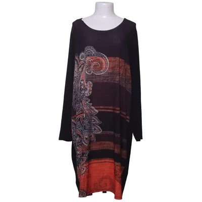 Kjole (Sort, Flerfarvet) fra Ambria Elastan, Polyester, Viscose