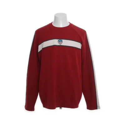 Sweater (Red, White) from Vittorio Rossi Acrylic, Cotton