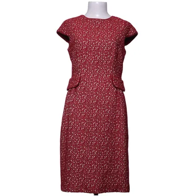 Jurk (Rood, Wit) van Carolina Herrera Acetaat, Acryl, Cupro, Polyamide, Polyester, Wol