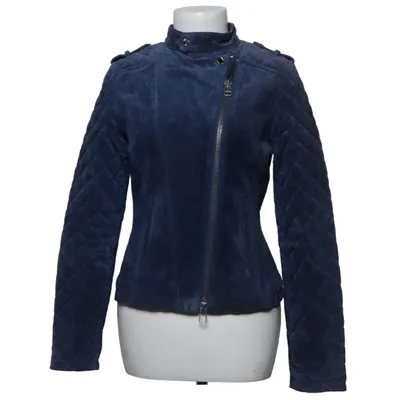Bikerjacke (Blau) von Ibana Leder, Polyester