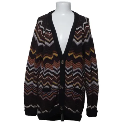 Strickjacke (Schwarz, Braun, Mehrfarbig) von Missoni Lindex Acryl, Mohair, Polyamid, Polyester, Wolle