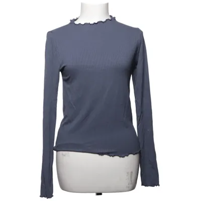 Långärmad t-shirt (Grå) från Pieces Viskos