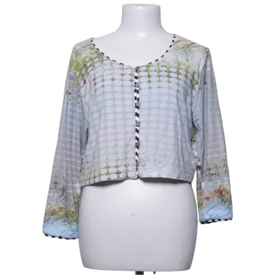 Cardigan (Blå, Flerfarvet) fra Eva & Claudi Elastan, Polyester, Viscose