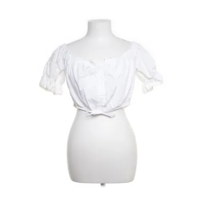 Dirndl blouse (White) from Lekra Cotton, Polyester