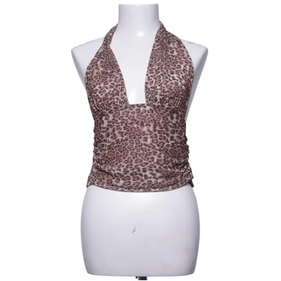 Haltertop (Bruin, Zwart) van Silence + Noise Elastaan, Polyester