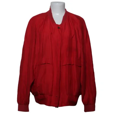 Blouson (Rouge) de Ravens Acétate, Soie
