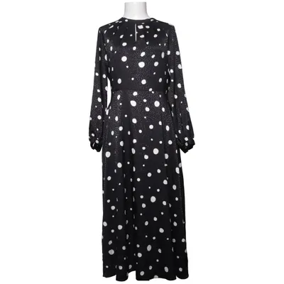 Slå-om-kjole (Sort, Hvid, Flerfarvet) fra Dorothy Perkins Elastan, Polyester