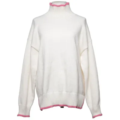Turtleneck (White, Pink) from Meet Me There Polyester