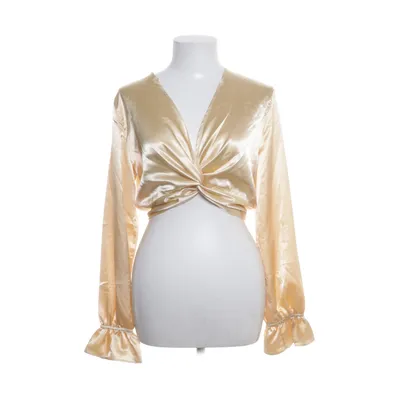 Crop top (Goud) van Chiquelle Polyester