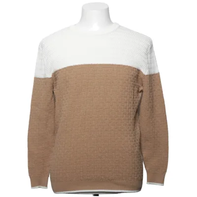 Tröja (Beige, Vit) från Sams Bomull