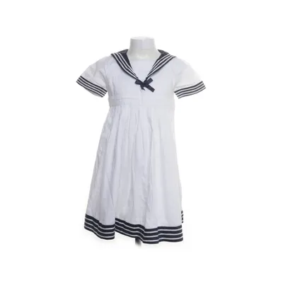 Jurk (Wit, Blauw) van Kids by Lindex Katoen