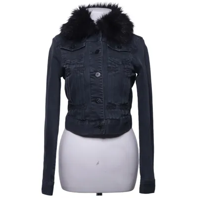 Veste en jeans fourrée (Gris) de DKNY Jeans Coton, Élasthane, Polyester
