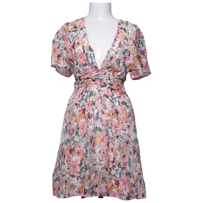 Jurk (Roze, Groen, Geel) van Lili & Lala Katoen, Zijde, Viscose
