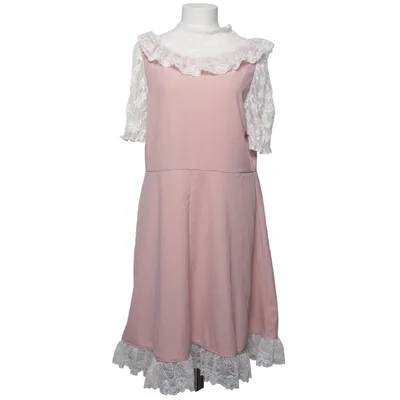 Kjole (Pink, Hvid) fra Shein Curve Elastan, Polyester