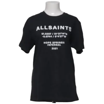 T-shirt (Zwart) van Allsaints Katoen