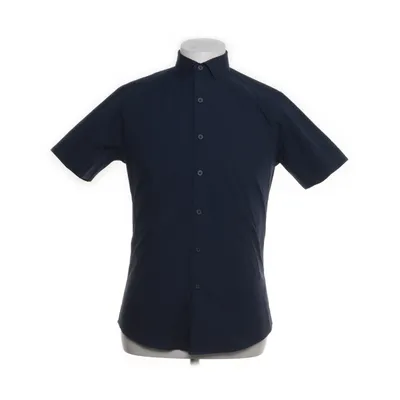 Kortärmad skjorta (Blå) från Topman Polyester, Bomull