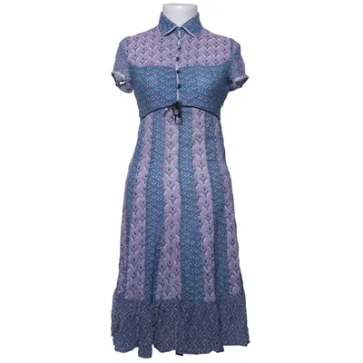 Dress (Blue, Purple, Multicolored) from American Retro Cotton