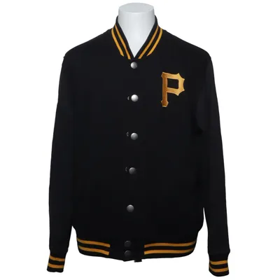 Veste universitaire (Noir, Jaune) de Majestic Athletic