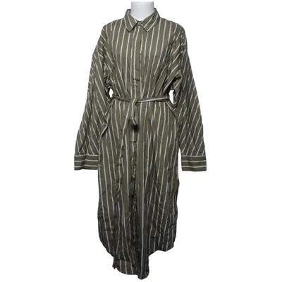 Blusenkleid (Grün, Weiß) von Studio Untold Baumwolle