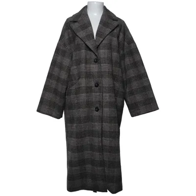 Mantel (Grau, Braun) von Ichi Polyester, Wolle