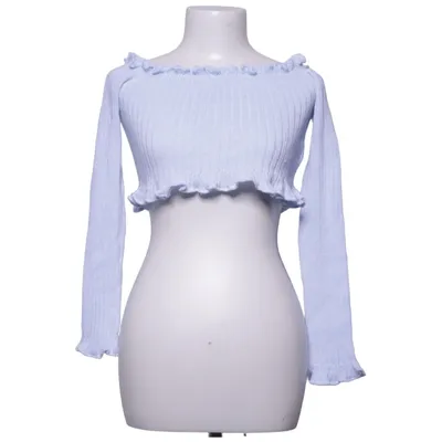 Crop top (Blå) från Missi London Akryl, Bomull