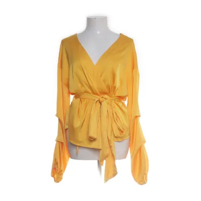 Wrap top (Orange) from Bik Bok Elastane, Polyester