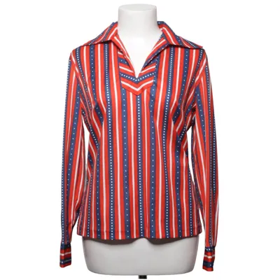 Blouse (Red, Blue, White) from Trevira Polyester