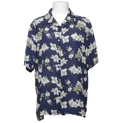 Blouse (Blue, White, Green) from Peony