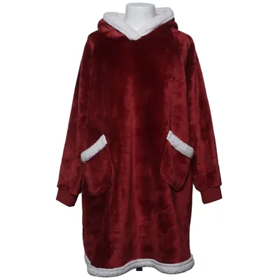 Capuchon sweater (Rood, Wit) van Bedsüre Polyester