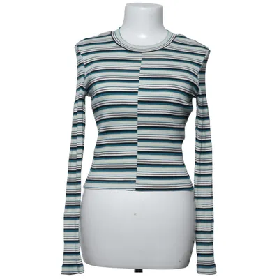 Lange mouwen shirt (Wit, Blauw, Zwart) van Gina Tricot Katoen, Elastaan