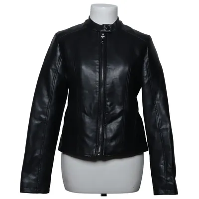 Jacke (Schwarz) von DeFacto Baumwolle, Polyester, Polyurethan, Viskose